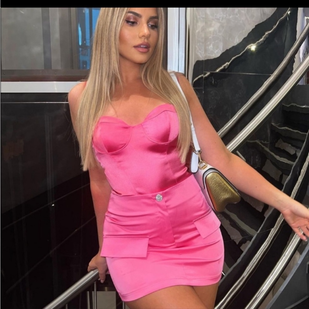 ZARA Satin Effect matching set( BARBIE)